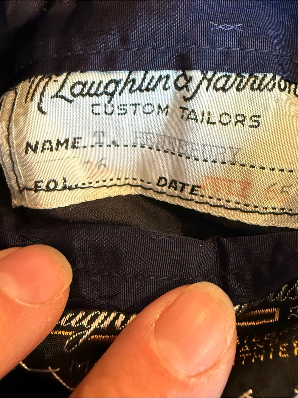 1965 McGill Wool University Blazer Hand Stitched Crest - Picture 2 of 9